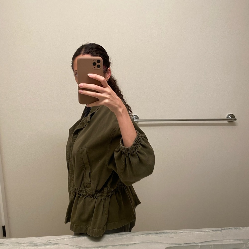 Army green jacket